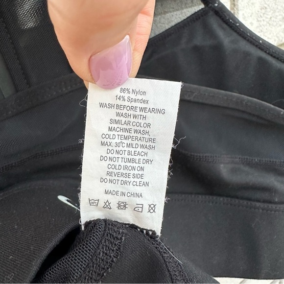 Zyia All Star Sports Bra One More Rep Racerback
Zip Sheer Black Large Athleisure - Picture 6 of 10